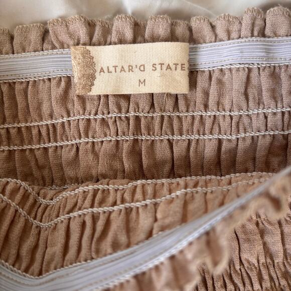 Altar'd State Puff Sleeve Crop Top - Picture 3 of 4